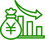 年間削減額アイコン